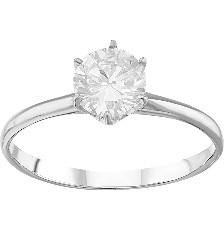 [KDGR.149] ANILLO SOLIT 6UÑAS BLANCO 10K - KDGR.149