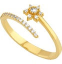 ANILLO ROSETA ABIERTO 10K - KDGR.181