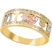ANILLO DE LA SUERTE 10K - KDGR.185