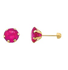 [KDGBQ.447] BROQUEL R. 6MM RUBI UÑAS 10K - KDGBQ.447