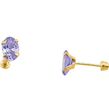 [KDGBQ.461] BROQUEL LAVANDA OVAL 6X4 10K - KDGBQ.461