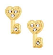 [KDGBQ.493] BROQUEL CORAZON LLAVE 10K - KDGBQ.493