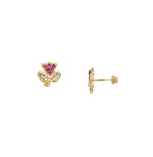 [KDGBQ.506] BROQUEL TULIPAN ROSA 10K - KDGBQ.506