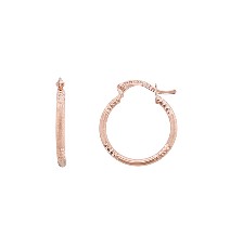 [KDGE.649] ARRACADAS DIAMANTADA ORO ROSA 10K - KDGE.649