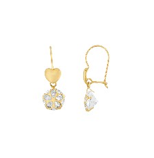[KDGE.676] ARETE CORAZON CIRCONIA LAZOS 10K - KDGE.676