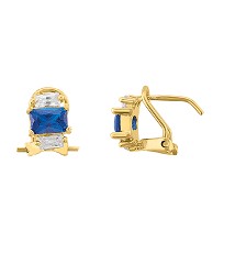 [KDGE.695] ARETE BAGUETTE AZUL 10K - KDGE.695