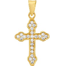[KDGD.780] CRUZ PICOS CIRCONIA 10K - KDGD.780