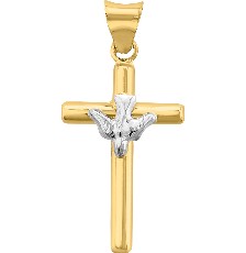 [KDGD.784] DIJE CRUZ ESPÍRITU SANTO 10K - KDGD.784