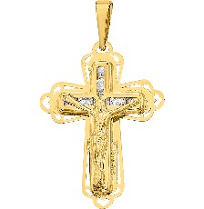 [KDGD.793] DIJE MINI CRISTO FILIGRANA 10K - KDGD.793