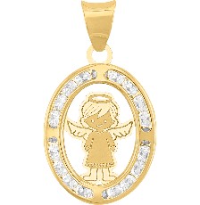 [KDGM.807] MEDALLA NIÑA ANGEL 10K - KDGM.807