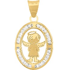 [KDGM.808] MEDALLA NIÑO ANGEL 10K - KDGM.808