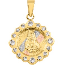 [KDGM.832] MEDALLA SGDO CORAZON 3C 10K - KDGM.832