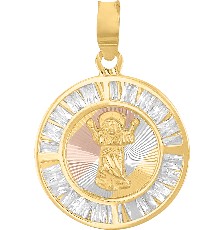 [KDGM.836] MEDALLA DIV NIÑO BAGUETTE 10K - KDGM.836
