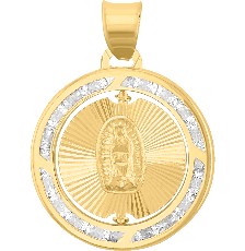 [KDGM.837] MEDALLA ESCAPULARIO RAYOS 10K - KDGM.837