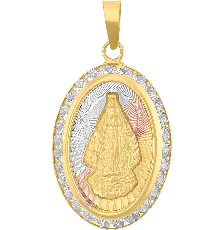 [KDGM.840] MEDALLA MILAGROSA 3 COLORES 10K - KDGM.840
