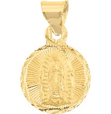 [KDGM.859] MEDALLA GUADALUPE REDONDA MINI 10K - KDGM.859