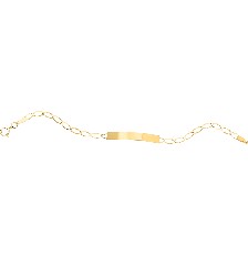 [KDGESC.870] ESCLAVA PLACA LISA RADA 060 14CM 10K - KDGESC.870