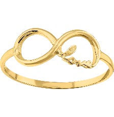 [KDG14R.1006] ANILLO INFINITO LOVE 14K - KDG14R.1006