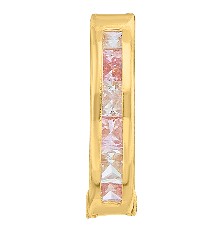 [KDG14E.1028] HUGGIES BLANCA/ROSA 14K - KDG14E.1028