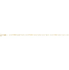 [KDG14C.1063] CADENA 3X1 050 PLANA 45CM 14K - KDG14C.1063