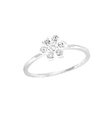 [KDSIR.2e] ANILLO MINI FLOR 6 PETALOS .925 - KDSIR.2e