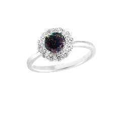 [KDSIR.27e] ANILLO CIRCULO OPALO .925 - KDSIR.27e