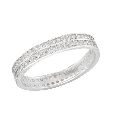 [KDSIR.64e] ANILLO DOBLE CHURUMBELA COMPLETA .925 - KDSIR.64e