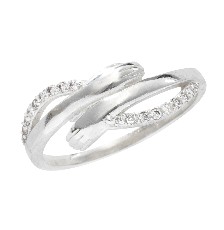 [KDSIR.69e] ANILLO ABRAZO CIRCONIAS .925 - KDSIR.69e