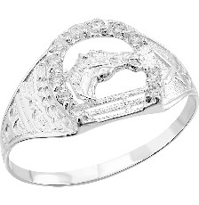 [KDSIR.87e] ANILLO CABALLERO CABALLO .925 - KDSIR.87e