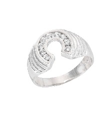 [KDSIR.89e] ANILLO HERRADURA CABALLERO .925 - KDSIR.89e