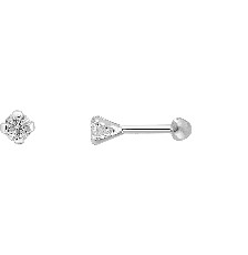 [KDSIBQ.141p] BROQUEL RECTO 2.5 MM .925 - KDSIBQ.141p