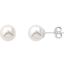 [KDSIBQ.176p] BROQUEL PERLA 8MM .925 - KDSIBQ.176p