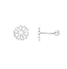 [KDSIBQ.184p] BROQUEL GIRASOL DIAM .925 - KDSIBQ.184p