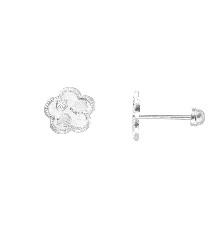 [KDSIBQ.186p] BROQUEL FLOR ESTAMPADA DIAM .925 - KDSIBQ.186p