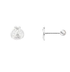 [KDSIBQ.210p] BROQUEL MINI CATARINA DIAM .925 - KDSIBQ.210p