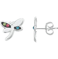 [KDSIBQ.226p] BROQUEL LIBELULA COLORES .925 - KDSIBQ.226p