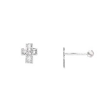 [KDSIBQ.244p] BROQUEL CRUZ DIAM .925 - KDSIBQ.244p