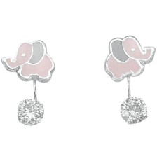 [KDSIBQ.257p] BROQUEL ELEFANTE CURVO .925 - KDSIBQ.257p