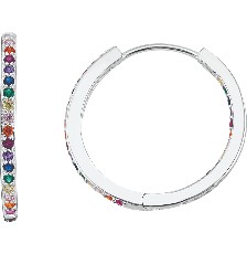 [KDSIE.264e] HUGGIE GDE DELG LINEA COLORES .925 - KDSIE.264e