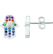 [KDSIBQ.345e] BROQUEL MANO DE FATIMA .925 - KDSIBQ.345e