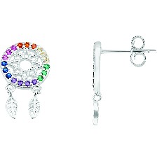 [KDSIBQ.346e] BROQUEL ATRAPA SUEÑOS COLORES .925 - KDSIBQ.346e