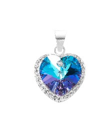 [KDSID.372b] DIJE CORAZON VITRAL LIGTH .925 - KDSID.372b