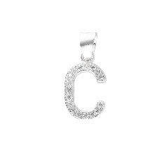 [KDSID.380p] DIJE INICIAL MINI "C" .925 - KDSID.380p