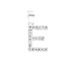 [KDSID.382p] DIJE INICIAL MINI "E" .925 - KDSID.382p