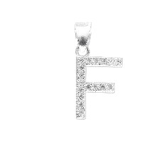 [KDSID.383p] DIJE INICIAL MINI "F" .925 - KDSID.383p
