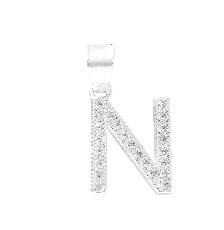 [KDSID.391p] DIJE INICIAL MINI "N" .925 - KDSID.391p