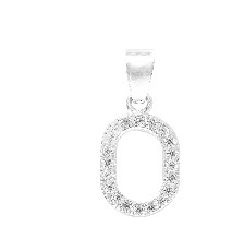 [KDSID.392p] DIJE INICIAL MINI "O" .925 - KDSID.392p