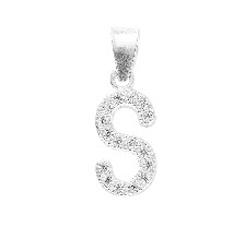[KDSID.395p] DIJE INICIAL MINI "S" .925 - KDSID.395p