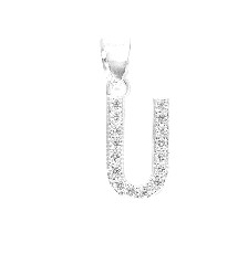 [KDSID.397p] DIJE INICIAL MINI "U" .925 - KDSID.397p