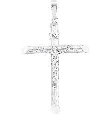 [KDSID.478d] DIJE CRISTO TUBO ANCHO GDE .925 - KDSID.478d